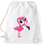 printfashion Funny Flamingo - Sportzsák, Tornazsák - Fehér (1586505)