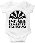 printfashion Inkább elmegyek dartsozni - Baba Body - Fehér (11742500)