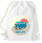 printfashion Van life 2 - Sportzsák, Tornazsák - Fehér (5250675)