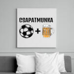 printfashion Csapatmunka - Vászonkép - Fehér (6627569)