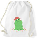 printfashion Karácsonyi béka - Sportzsák, Tornazsák - Fehér (5571049)