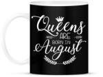 printfashion A királynők augusztusban születnek - Bögre - Fekete (793150)