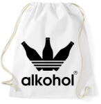 printfashion Alkohol paródia - Sportzsák, Tornazsák - Fehér (1212669)