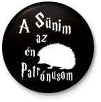 printfashion A Sünim az én Patrónusom - Kitűző, hűtőmágnes - Fekete (16501041)