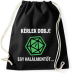 printfashion HALÁLMENTŐ - Sportzsák, Tornazsák - Fekete (2760527)