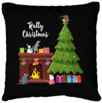 printfashion Ratty Christmas - Párnahuzat, Díszpárnahuzat - Fekete (14526918)