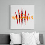 printfashion Boldog Halloween Vörös Karmok - Vászonkép - Fehér (6638654)