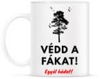 printfashion Védd a fákat - Bögre - Fehér (1809446)