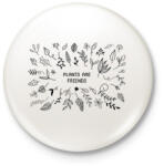 printfashion Plants are friends - Kertészkedés - Kitűző, hűtőmágnes - Fehér (6979719)