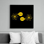 printfashion ELEKTRON - Vászonkép - Fekete (6643064)