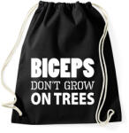 printfashion Bicepsz nem a fán terem - Sportzsák, Tornazsák - Fekete (282866)