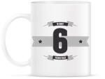 printfashion b-day-06-dark-lightgrey - Bögre - Fehér (790507)