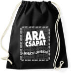 printfashion Ara csapat -Lánybúcsú - Sportzsák, Tornazsák - Fekete (7263942)