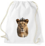 printfashion Queen fekete - Sportzsák, Tornazsák - Fehér (14047687)