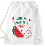 printfashion Soha ne nyeld le a dinnye magot - Kismama - Sportzsák, Tornazsák - Fehér (7054796)