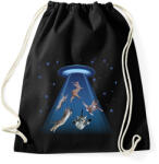 printfashion Elrabolt cicák - Sportzsák, Tornazsák - Fekete (8749427)