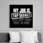 printfashion My job. - Vászonkép - Fekete (6643052)