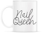 printfashion Nail Queen - Műkörmös design - Bögre - Fehér (5755283)