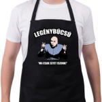 printfashion Legénybúcsú - Ma csak egyet iszunk! - Kötény - Fekete (7539370)