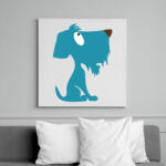 printfashion Danny - Vászonkép - Fehér (6631420)