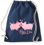 printfashion piggy_love - Sportzsák, Tornazsák - Sötétkék (14520881)