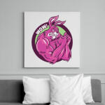 printfashion Izom nyuszi - Vászonkép - Fehér (6625723)