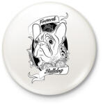 printfashion french bulldog - Kitűző, hűtőmágnes - Fehér (3075142)