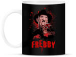 printfashion freddy poster style - Bögre - Fekete (2000504)
