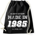 printfashion 1985 - Sportzsák, Tornazsák - Fekete (4051686)