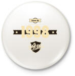 printfashion born-in-1998-cream-choco - Kitűző, hűtőmágnes - Fehér (3076876)