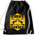 printfashion Sniper - Mesterlövész - Sportzsák, Tornazsák - Fekete (5410613)