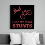 printfashion I do my own stunts - Vászonkép - Fekete (7435269)