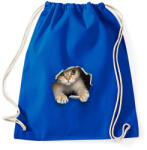 printfashion macsek macska - Sportzsák, Tornazsák - Bright royal (4885831)