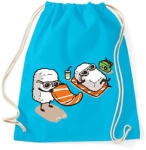 printfashion Strand sushi - Sportzsák, Tornazsák - Surf blue (1245575)