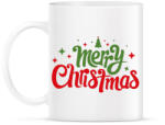 printfashion Merry Christmas - Boldog karácsonyt - Bögre - Fehér (5615107)