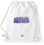 printfashion Alone in the forest - Sportzsák, Tornazsák - Fehér (214422)