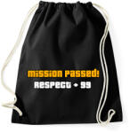 printfashion + RESPECT - Sportzsák, Tornazsák - Fekete (2516980)