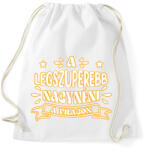 printfashion Legszuperebb nagynéni - Sportzsák, Tornazsák - Fehér (11010121)