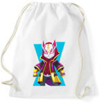 printfashion Fortnite skin - Sportzsák, Tornazsák - Fehér (2001211)