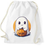printfashion Cuki Halloween-i Szellem - Sportzsák, Tornazsák - Fehér (16707725)