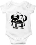 printfashion Retro macska - Baba Body - Fehér (5264221)