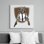 printfashion PUBG - Vászonkép - Fehér (6629265)