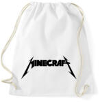 printfashion METÁL minecraft - Sportzsák, Tornazsák - Fehér (311581)