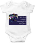 printfashion Az igazi lovasok - Hónappal - Baba Body - Fehér (6321811)