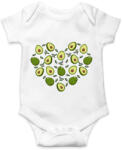 printfashion Avokádó szív - Baba Body - Fehér (11904169)