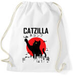 printfashion Catzilla - Sportzsák, Tornazsák - Fehér (16760118)