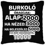 printfashion Burkoló óradíjak - Párnahuzat, Díszpárnahuzat - Fekete (9398534)