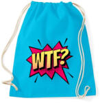 printfashion WTF! - Sportzsák, Tornazsák - Surf blue (4210756)