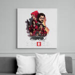 printfashion La Casa de Papel - Vászonkép - Fehér (6635830)