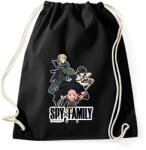 printfashion Spy x Family - Sportzsák, Tornazsák - Fekete (14858468)